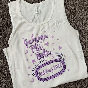 gamma phi beta - bid day tank